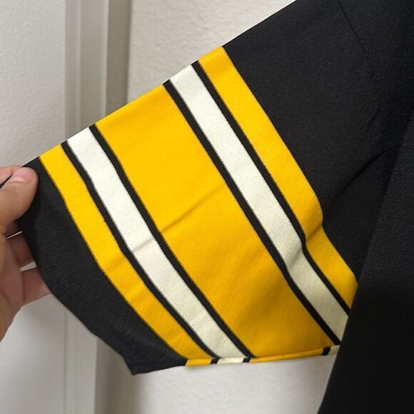 Vintage 90’s Logo 7 Men's Black Yellow Bettis #36 Steelers NFL Jersey Large - Picture 4 of 7